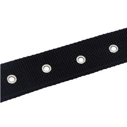 Ошейник клепаный, 48.5×3 см, ОШ 31-40 см, полиэстер, чёрный