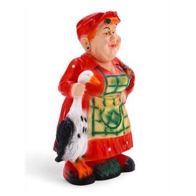 Садовая фигура из гипса «Тёща с гусями», 52×33×79 см