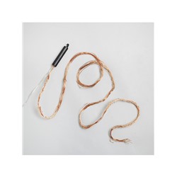 Гирлянда «Конский хвост» 10 нитей по 1.5 м, IP20, медная нить, 150 LED, свечение тёплое белое, 12 В