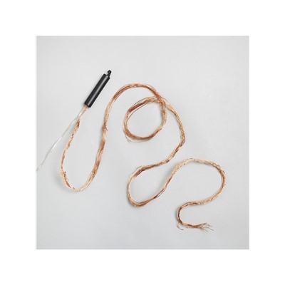 Гирлянда «Конский хвост» 10 нитей по 1.5 м, IP20, медная нить, 150 LED, свечение тёплое белое, 12 В