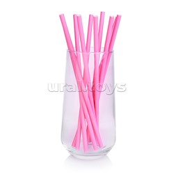 Набор посуды одноразовой "Очаровательный единорог" трубочки (10 шт.)