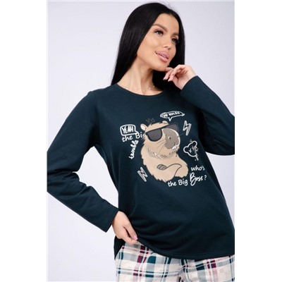 Пижама Капибара (Зеленый)