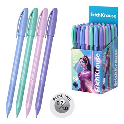Ручка шариковая U-108 Pastel Stick Ultra Glide Technology синяя 1.0мм 58110 ErichKrause