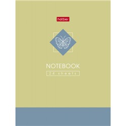 Записная книжка А6  24л клетка "Сила в деталях" мат.лам (091595) Хатбер