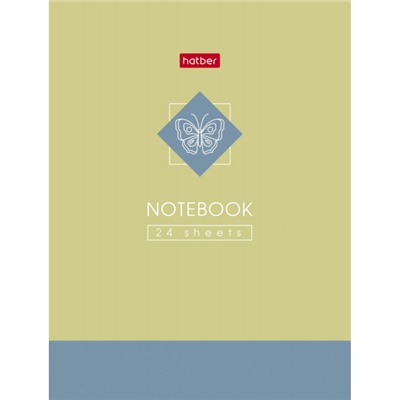 Записная книжка А6  24л клетка "Сила в деталях" мат.лам (091595) Хатбер