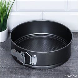 Форма для выпечки Круг с клипсой 18х6 см / RSD-29 / ШТУЧНО
