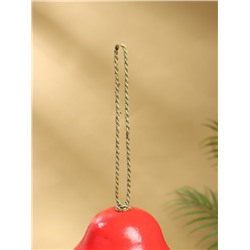 Подвесной декор «Скворечник-грибок», 22×15×15 см, дерево, красно-белый