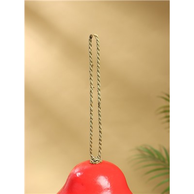 Подвесной декор «Скворечник-грибок», 22×15×15 см, дерево, красно-белый