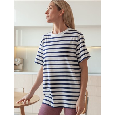 Футболка из премиального хлопка с эластаном