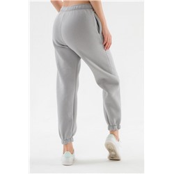 Брюки 89603 с начесом теплые костюмные (Светло серый)