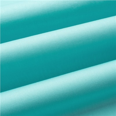 Простыня евро Ecotex «Моноспейс», 220×240 см, бирюзовая, сатин