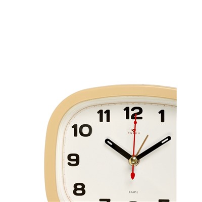 Будильник-часы настольные «Классика», дискретный ход, 12.5×10.5 см, от батарейки АА