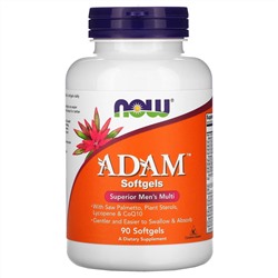 Now Foods, ADAM, эффективные мультивитамины для мужчин, 90 капсул
