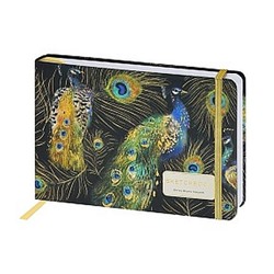 Альбом для зарисовок (скетчбук) 213х146 мм 96л на резинке "FAUNA.ПАВЛИНЫ" тверд.обл.1-610/02 Bruno Visconti