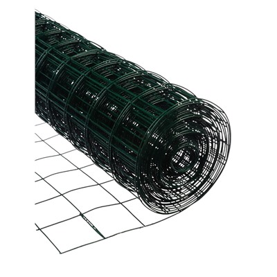 Сетка сварная с ПВХ покрытием, 10×0.5 м, ячейка 50×50 мм, d=1 мм, металл, Greengo