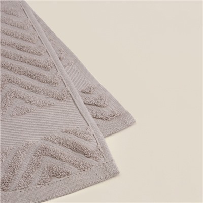 Полотенце махровое SL HOME: Geometry «Саббиа», 50×90 см, коричневое