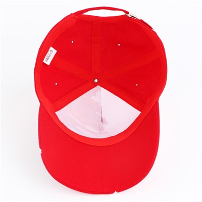 Кепка Ru sport, красная, р-р 56