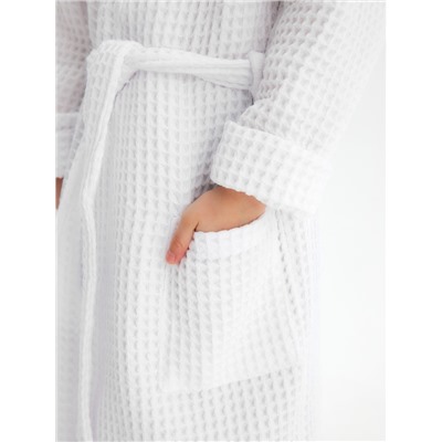 Халат вафельный детский SL HOME: Kids «Блан де Блан», размер 36, 100% хлопок, 280 г/м²
