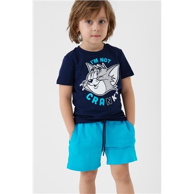 Комплект трикотажный для мальчиков: фуфайка (футболка), шорты PLAYTODAY, 1240112