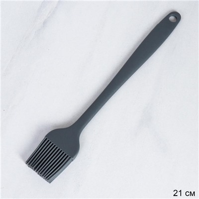 Кисточка силиконовая 21 см "Грей" / WRF-108 /уп 600/