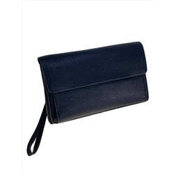 Клатч мужской из натуральной кожи, цвет черный