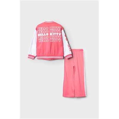 Комплект трикотажный для девочек: толстовка, брюки PLAYTODAY, 1240381