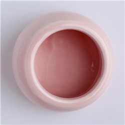 Миска керамическая для грызунов со скошенным краем 30 мл 5.7×5.7×3.5 см, розовая