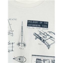 Фуфайка трикотажная для мальчиков (футболка)