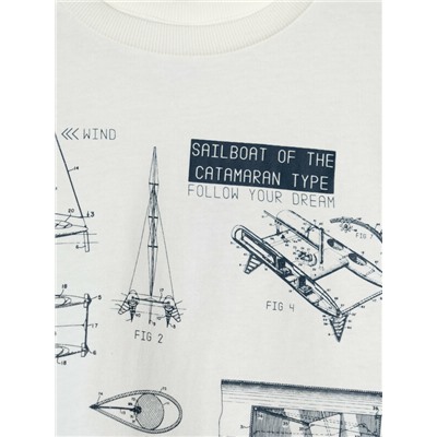 Фуфайка трикотажная для мальчиков (футболка)