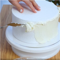 Фальшярус для торта круглый, d=18 см, h=10 см, белый