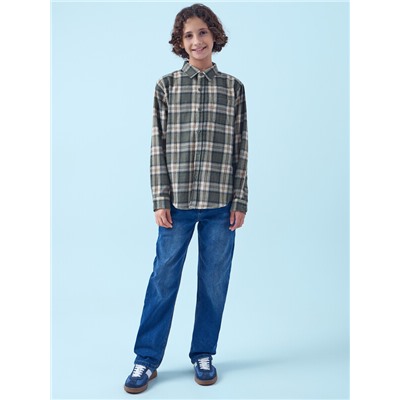 БРЮКИ ДЖИНСОВЫЕ ДЛЯ МАЛЬЧИКОВ (осенне-зимний ассортимент) 2025-2DTB102w-2