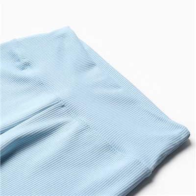 Велосипедки спортивные женские MINAKU, голубые, размер 48