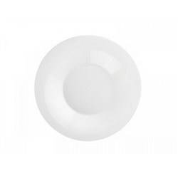 Тарелка 21,5см 400мл глубокая стеклокерам. суповая, белье, арт. 100б-стм8,5