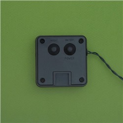 Гирлянда «Нить», 4.5 м, уличная, с насадками «Шарик», IP44, 30 LED, 2 режима, солнечная батарея, тёмная нить, свечение белое