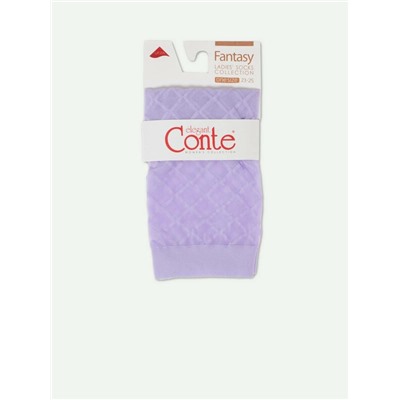 Полиамидные CONTE FANTASY Носки в крупные ромбы