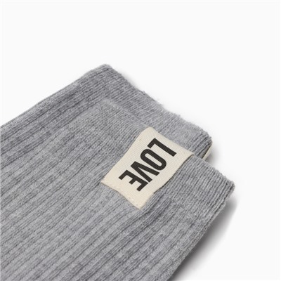 Носки женские KAFTAN Love, размер 36-39 (23-25 см), серые