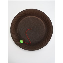 Когтеточка-лежанка «Пижон» из гофрокартона с кошачьей мятой «Пчелка», 45×9 см