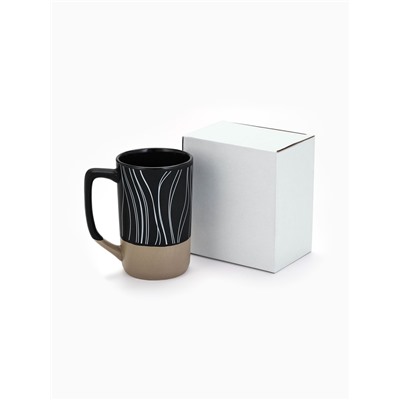 Кружка чайная керамическая «Абстракция», 500 мл, ручная работа