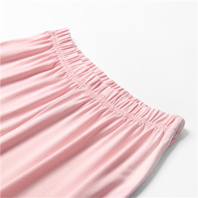 Пижама женская (лонгслив, брюки) MINAKU: Home collection, размер 58, розовая