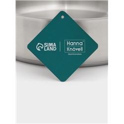 Сковорода-сотейник Hanna Knövell, 4.4 л, d=28 см, h=7.5 см, толщина стенки 0.6 мм, индукция, нержавеющая сталь