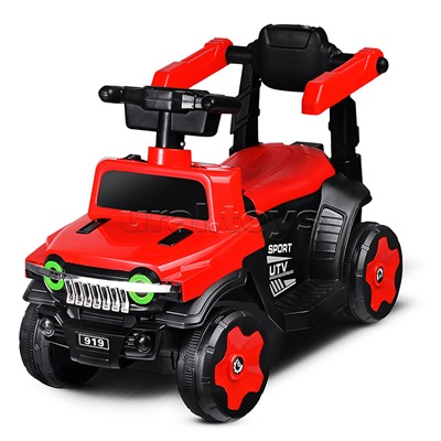 Электромобиль детский "Джип" (цвет красный)
