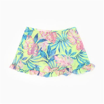 Купальник раздельный для девочек, цвет салатовый, рост 110-116 см