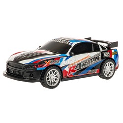 Машинка пластмассовая инерционная "Авария на трассе" Гонка спорт (pull back) ВОХ 15,2х7,5х7,5см,