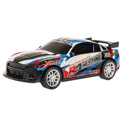 Машинка пластмассовая инерционная "Авария на трассе" Гонка спорт (pull back) ВОХ 15,2х7,5х7,5см,