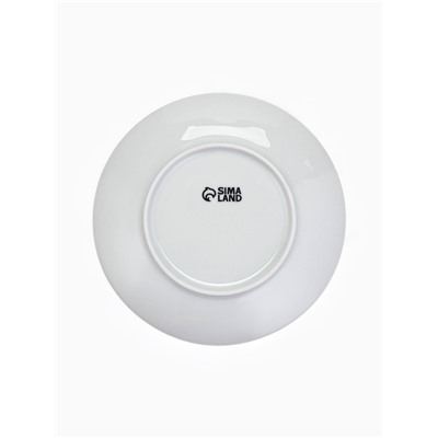 Тарелка плоская керамическая «Вишня», d=20 см