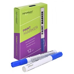 Маркер-краска 4мм 15 мл синий KRR04Bl inФОРМАТ