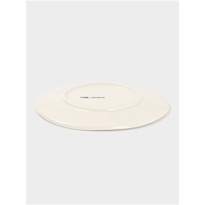 Тарелка новогодняя Доляна Sweet Treats, d=22.5 см, керамика, цвет белый