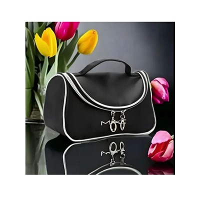 Косметичка водонепроницаемая MAC, черная 22*14*10см