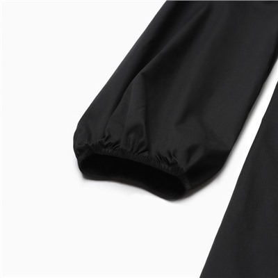 Платье мини женское с воротником MIST, размер 42, чёрное