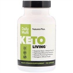 Nature's Plus, KetoLiving, ежедневные мульти, 90 капсул